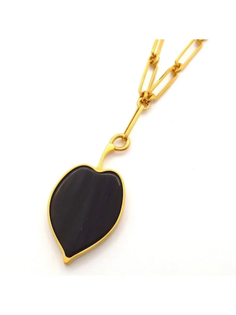 Loewe Necklace Gold Black Cacao